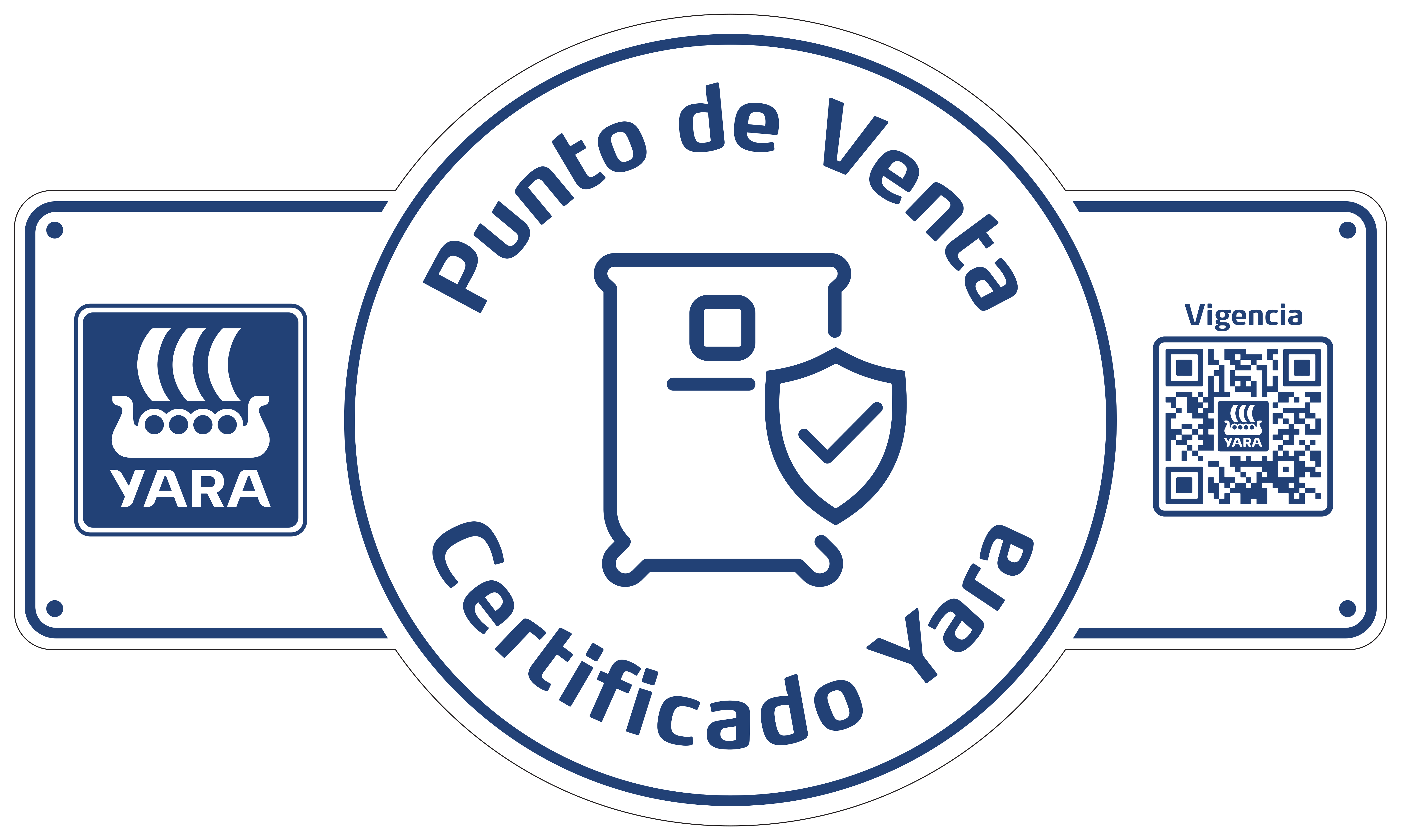 Placa punto de venta