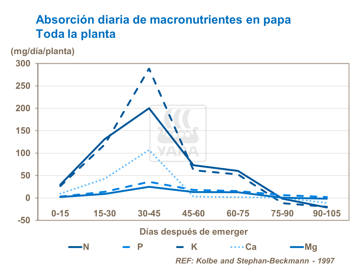 Absorción diaria de macronutrientes